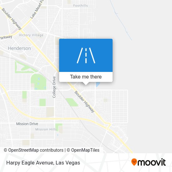 Harpy Eagle Avenue map