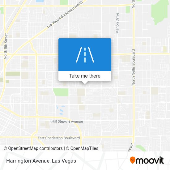 Harrington Avenue map