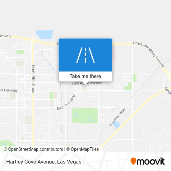 Hartley Cove Avenue map