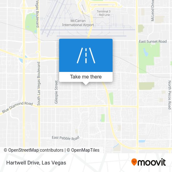 Mapa de Hartwell Drive