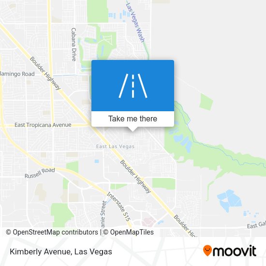 Kimberly Avenue map