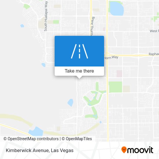 Kimberwick Avenue map