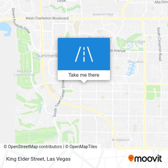 King Elder Street map