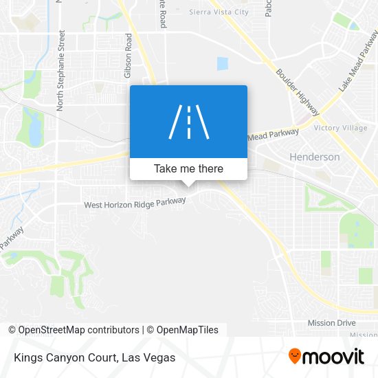 Kings Canyon Court map