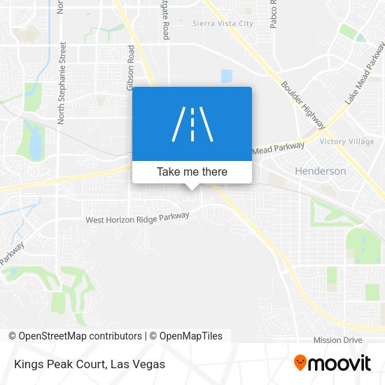 Kings Peak Court map