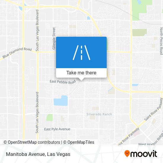 Mapa de Manitoba Avenue