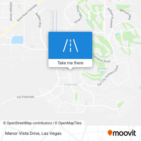 Mapa de Manor Vista Drive