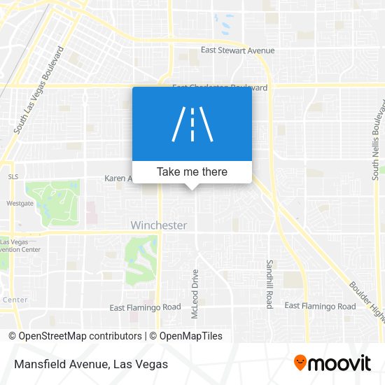 Mapa de Mansfield Avenue