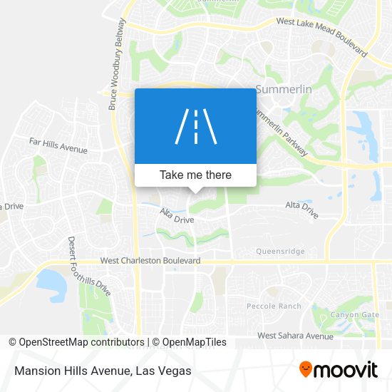 Mansion Hills Avenue map