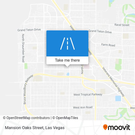 Mansion Oaks Street map