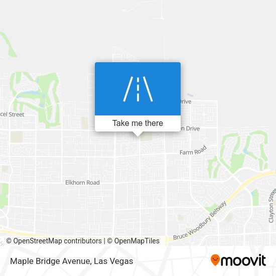 Mapa de Maple Bridge Avenue