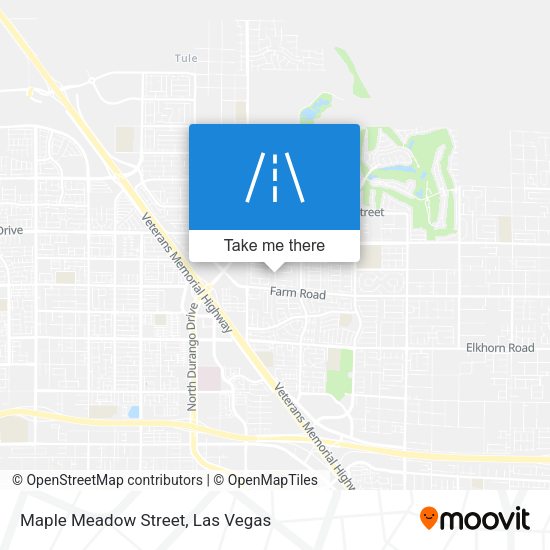 Maple Meadow Street map