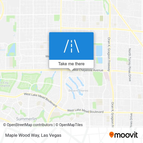 Mapa de Maple Wood Way