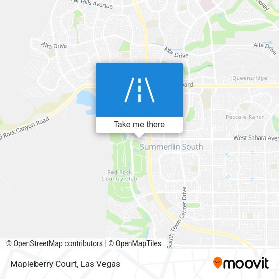 Mapleberry Court map
