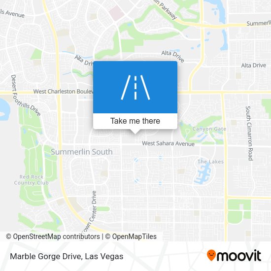 Mapa de Marble Gorge Drive