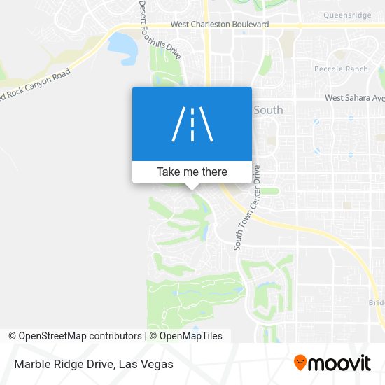 Marble Ridge Drive map
