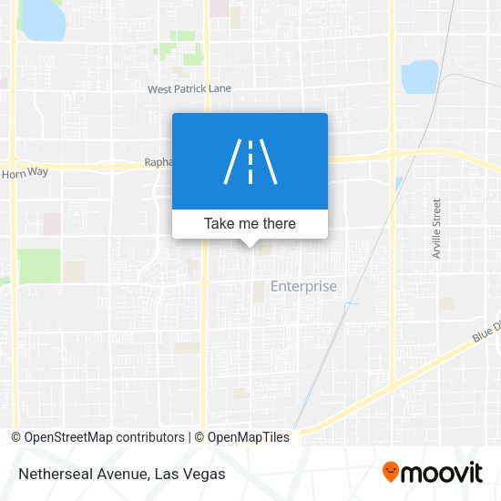 Mapa de Netherseal Avenue