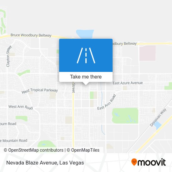 Nevada Blaze Avenue map