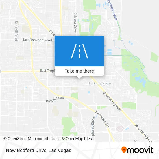 Mapa de New Bedford Drive