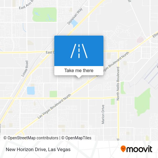 New Horizon Drive map