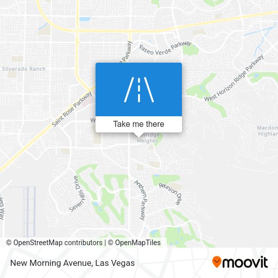 Mapa de New Morning Avenue