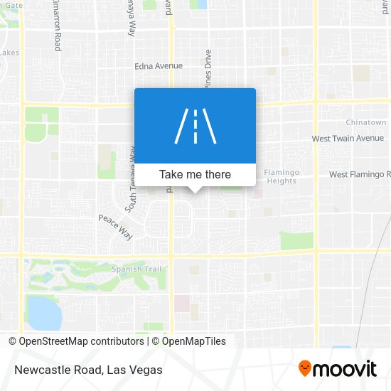 Mapa de Newcastle Road