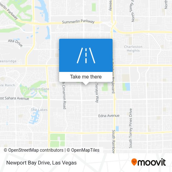 Newport Bay Drive map