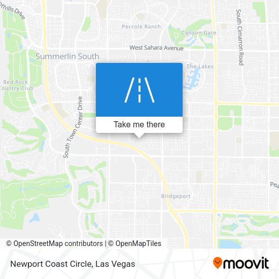 Newport Coast Circle map
