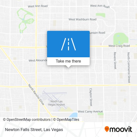 Newton Falls Street map