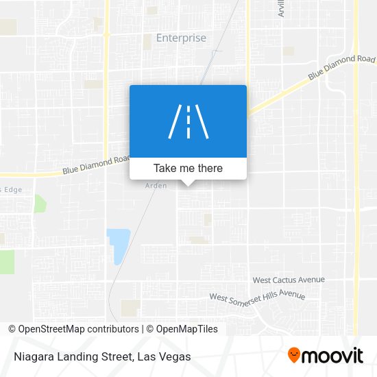 Niagara Landing Street map