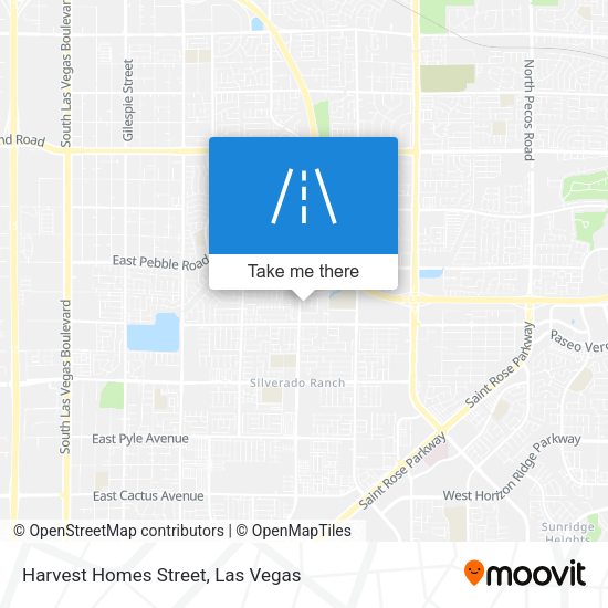 Harvest Homes Street map