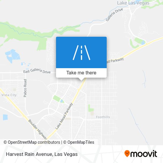 Harvest Rain Avenue map