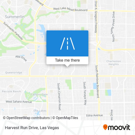 Harvest Run Drive map