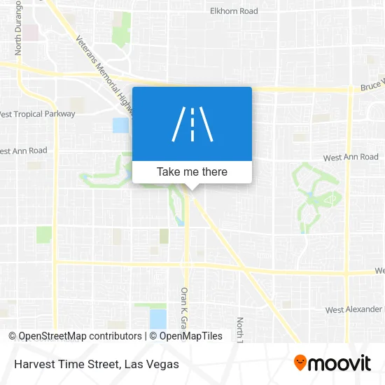 Harvest Time Street map