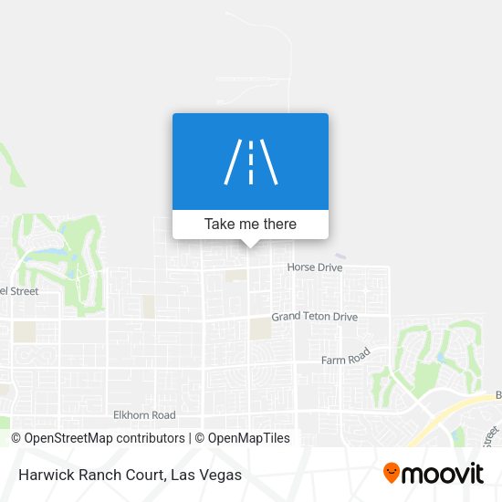 Mapa de Harwick Ranch Court
