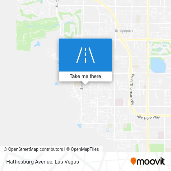 Hattiesburg Avenue map