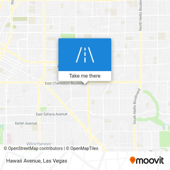 Mapa de Hawaii Avenue