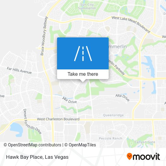 Mapa de Hawk Bay Place