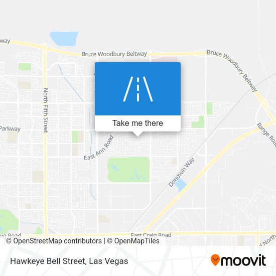 Hawkeye Bell Street map