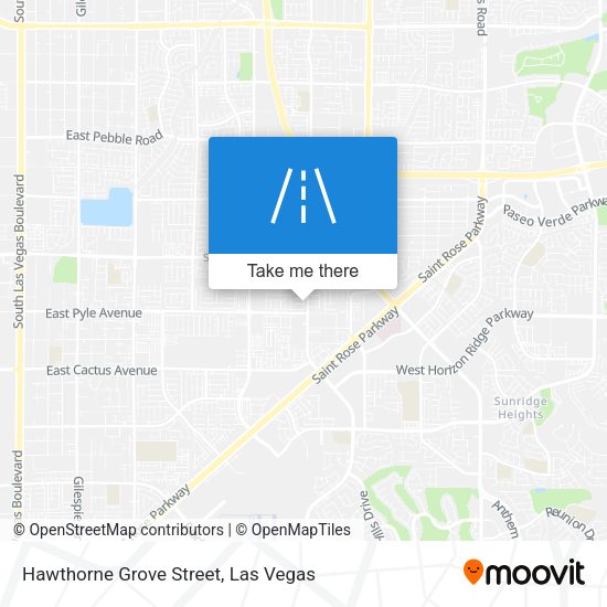 Mapa de Hawthorne Grove Street