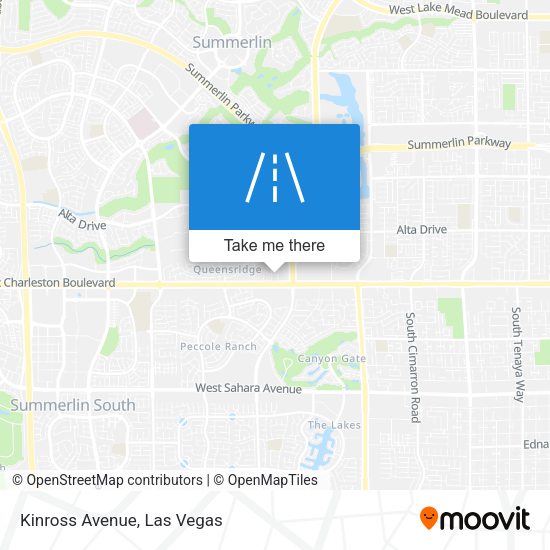Mapa de Kinross Avenue