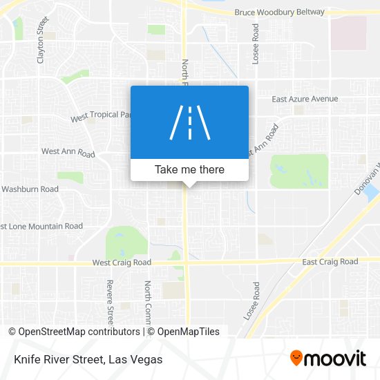 Knife River Street map