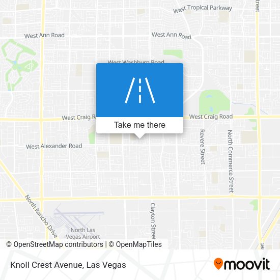 Knoll Crest Avenue map