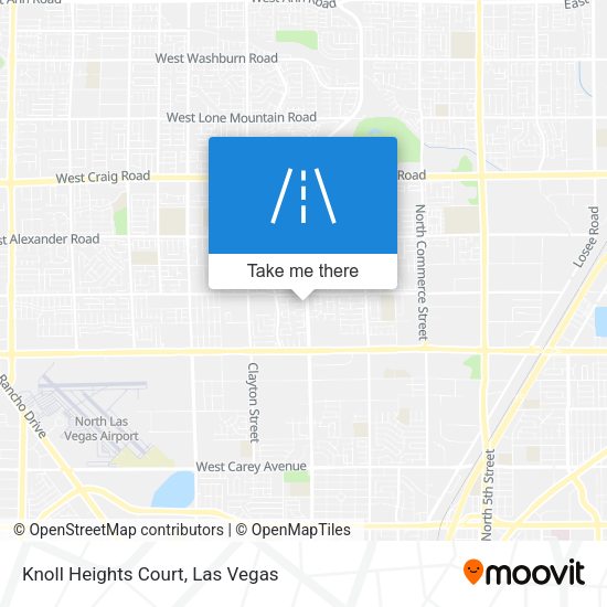 Knoll Heights Court map