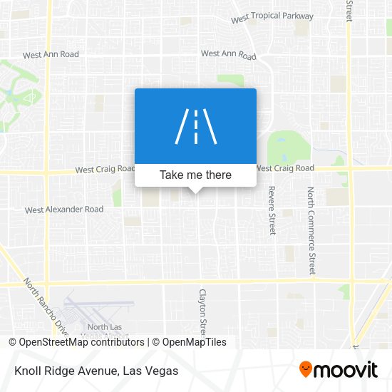 Knoll Ridge Avenue map