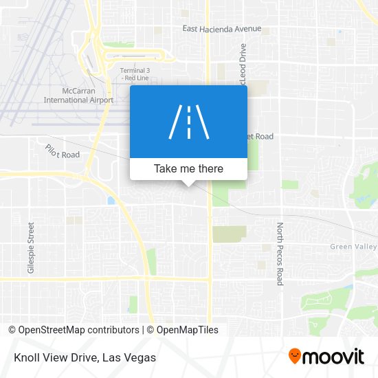 Knoll View Drive map