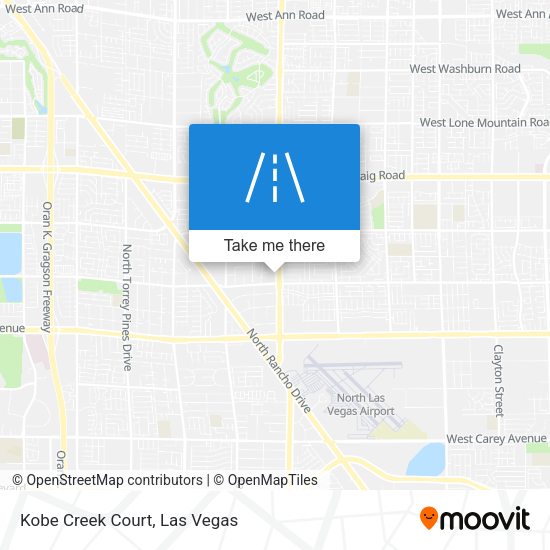 Mapa de Kobe Creek Court
