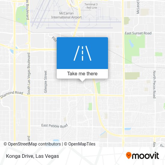 Mapa de Konga Drive