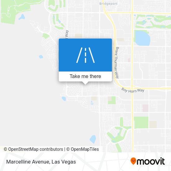 Marcelline Avenue map
