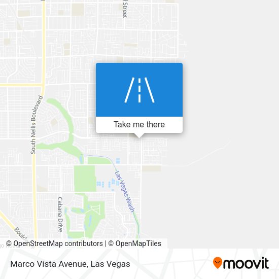 Marco Vista Avenue map